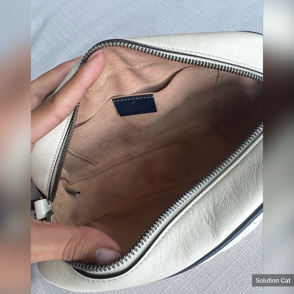 Gucci GG Marmont Quilted Small Shoulder Bag
Ivory x Navy - Picture 14 of 16